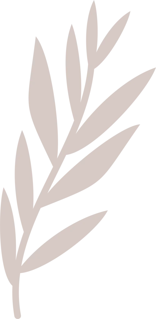 Beige Sage Leaves